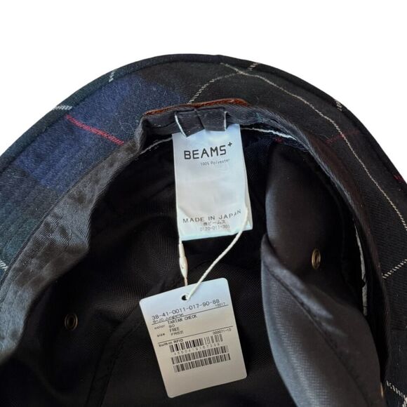 NWT Beams Plus x J.Crew Plaid Tartan Adjustable Bucket Hat - Picture 5 of 6